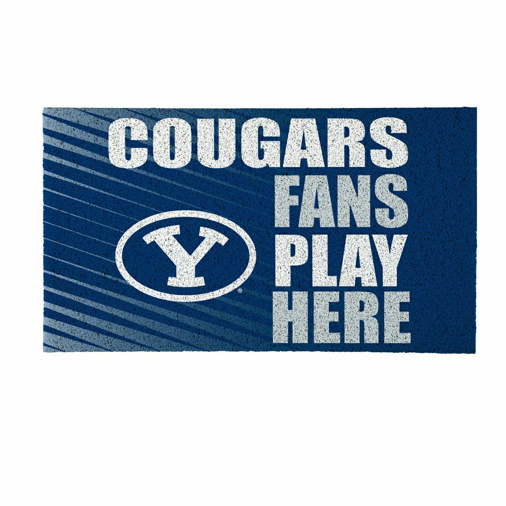 Brigham Young University Fan Mat, 28"x16" - Collegiate