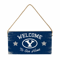 Brigham Young University Wood Wall Sign, 6x11 - Collegiate Home
