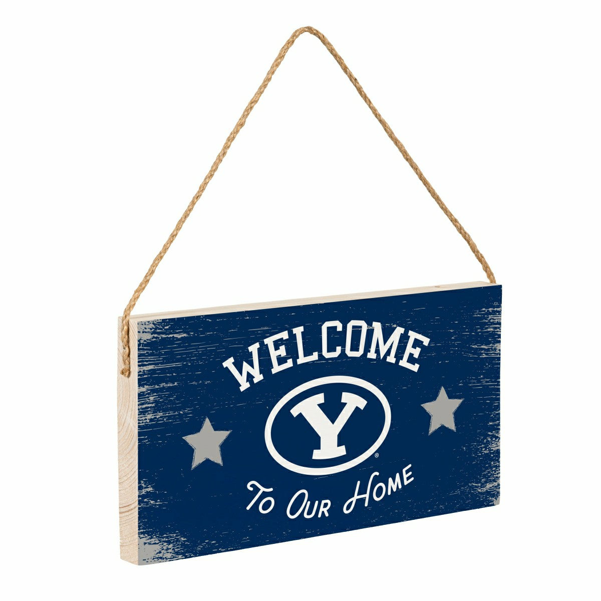 Brigham Young University Wood Wall Sign, 6x11 - Collegiate Home