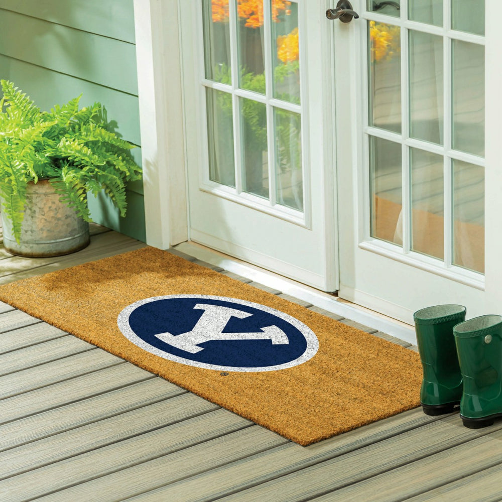 Brigham Young University Extra Large Full Color Coir Mat, 60"x24" - Collegiate