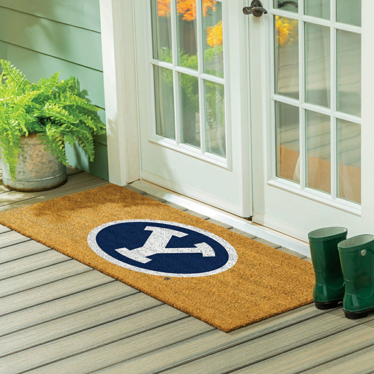 Brigham Young University Extra Large Full Color Coir Mat, 60"x24" - Collegiate