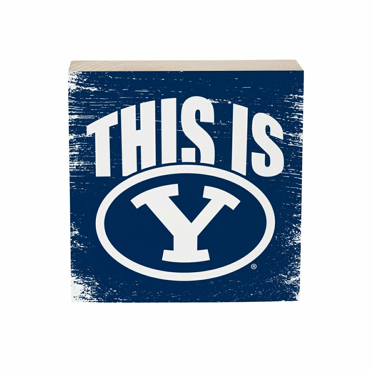 Brigham Young University Plock, Down Home Fans, 6x6 - Collegiate Home