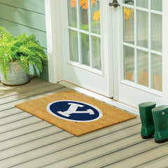 Brigham Young University Large Full Color Coir Mat, 36"x24" - Collegiate