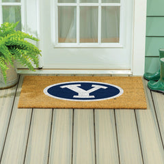 Brigham Young University Large Full Color Coir Mat, 36"x24" - Collegiate