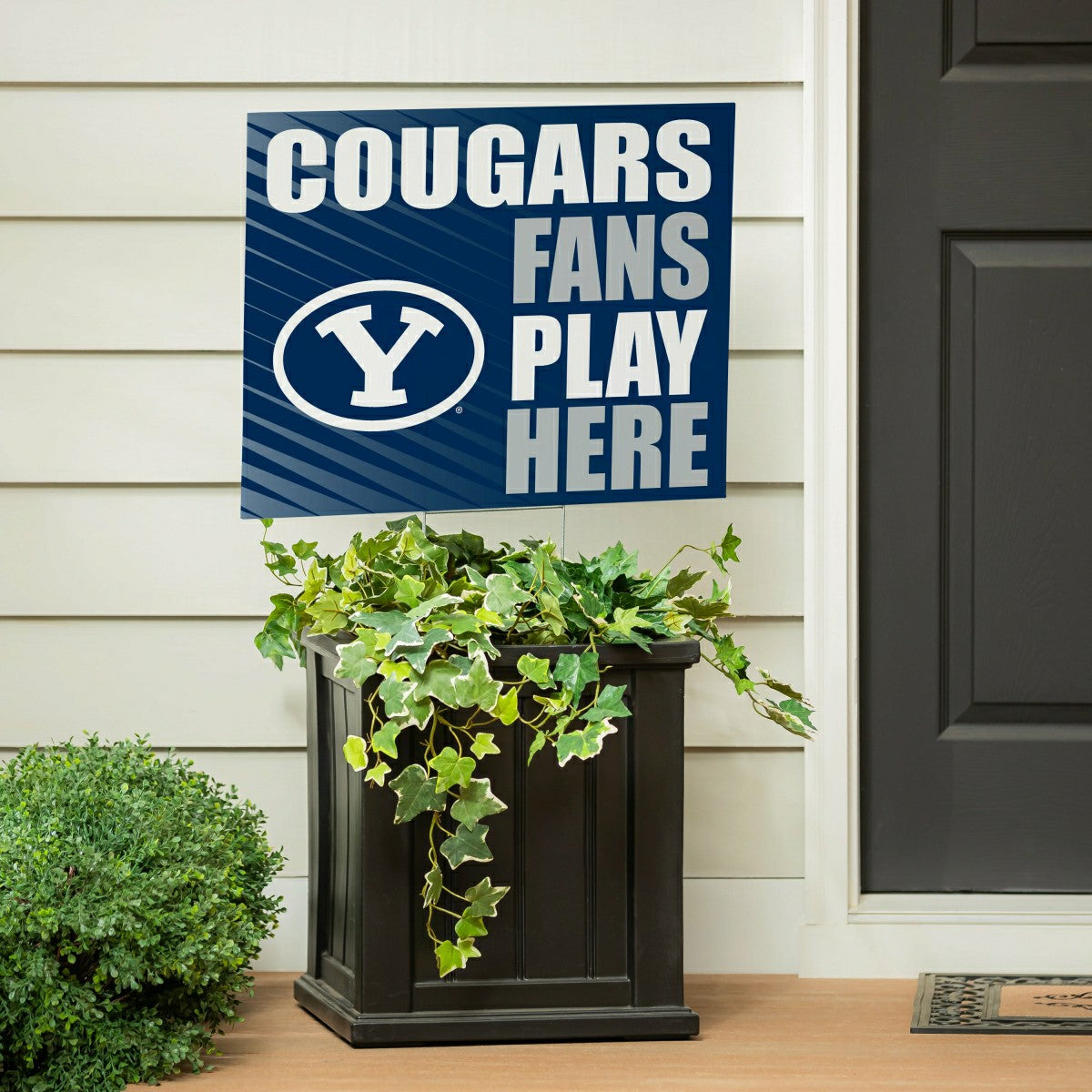 Brigham Young University Coroplast Yard Sign "Fans Play Here" - Collegiate Home