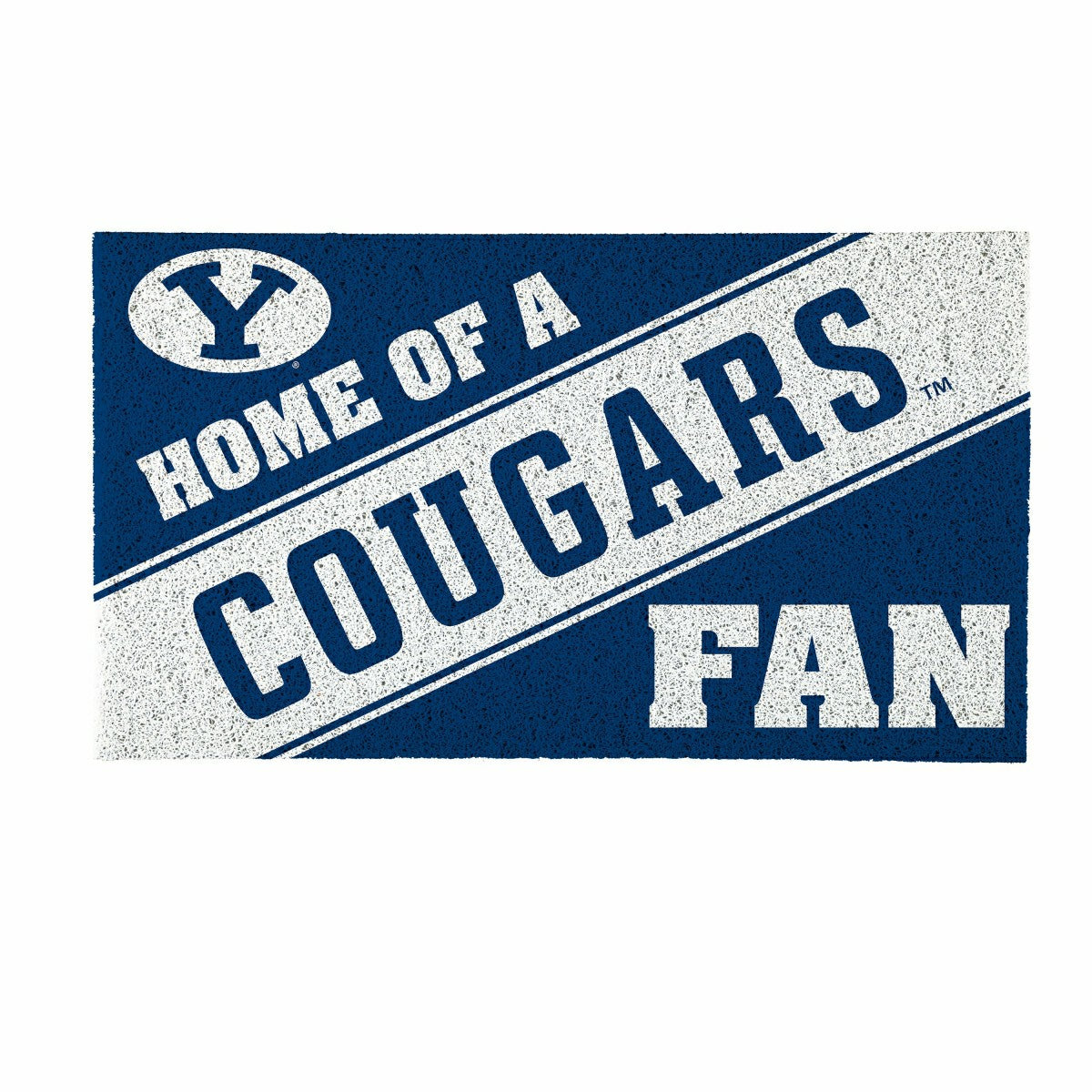 Brigham Young University, PVC Mat COLOR, Home of a Fan - Collegiate