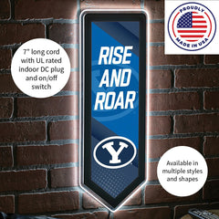 LED Wall Decor, Pennant, Brigham Young University - Collegiate Home