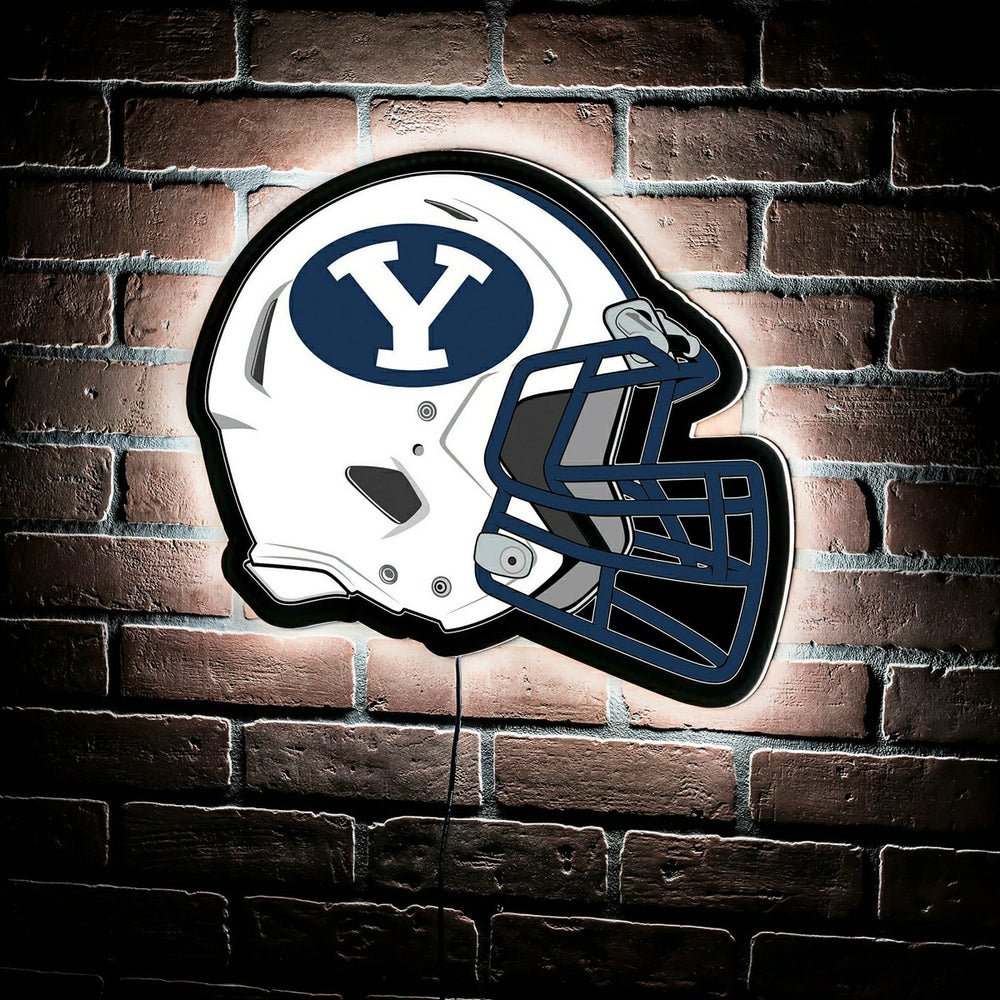 LED Wall Decor, Helmet, Brigham Young University - Collegiate Home