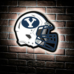 LED Wall Decor, Helmet, Brigham Young University - Collegiate Home