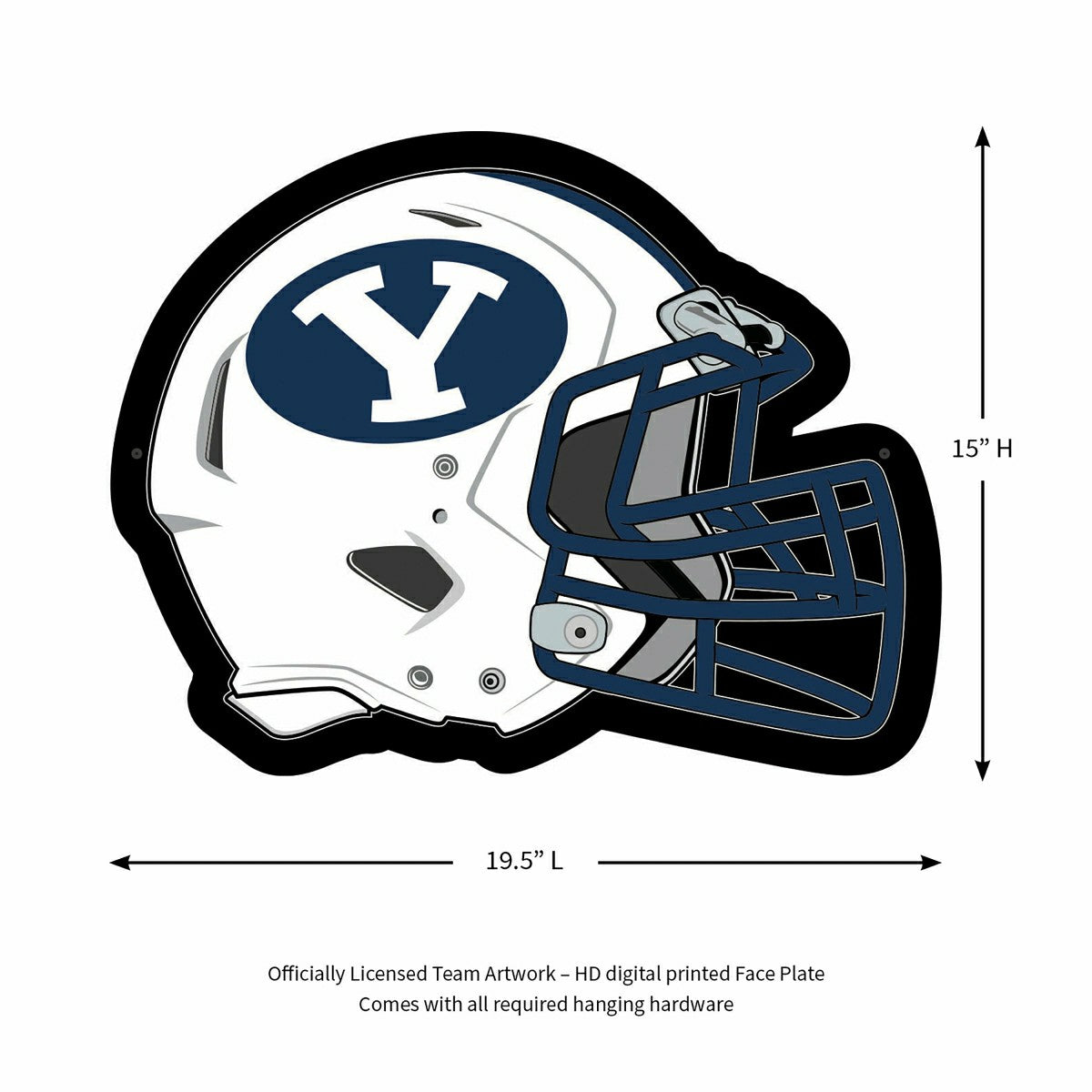 LED Wall Decor, Helmet, Brigham Young University - Collegiate Home