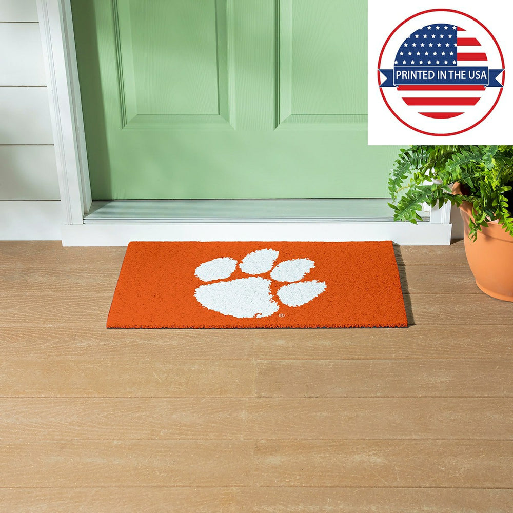 Full Color PVC Mat, 16" x 28", Clemson University - Collegiate