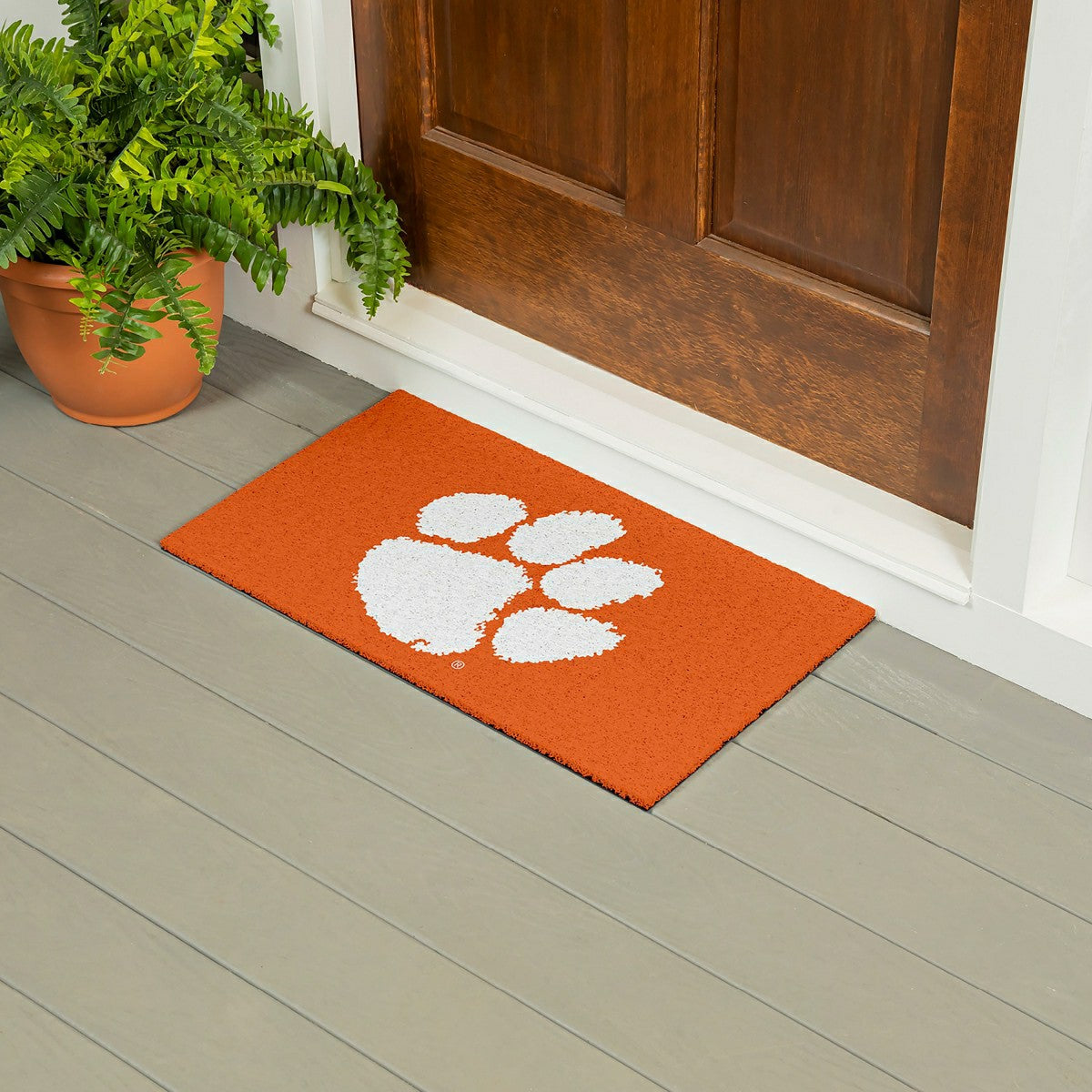 Full Color PVC Mat, 16" x 28", Clemson University - Collegiate