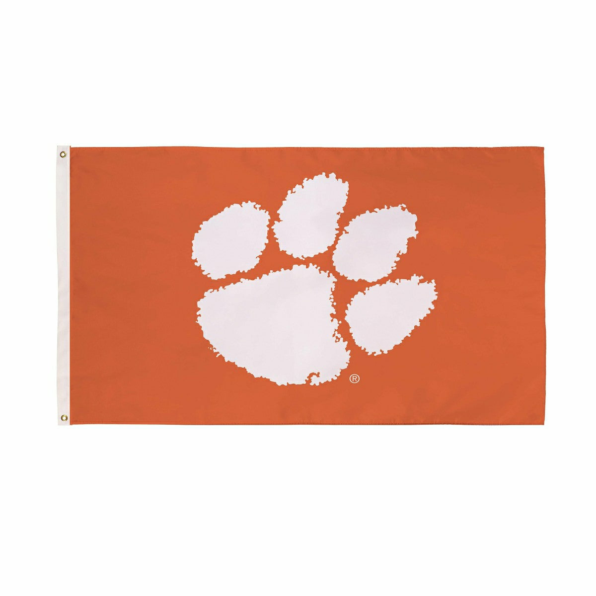 Clemson University Single Sided Estate Flag with 2 Grommets, 3'x5' - Collegiate Home