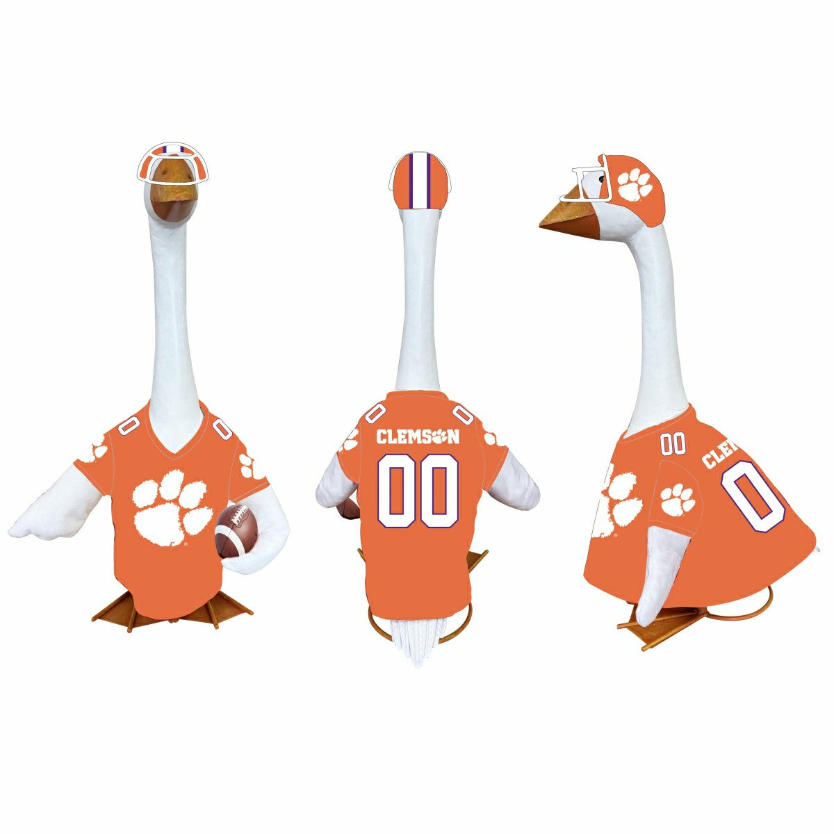Clemson University Sports Porch Goose Uniform - Collegiate Home