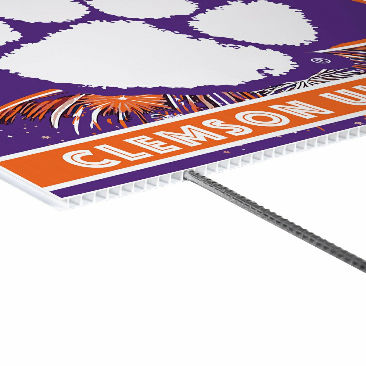 Clemson University Yard Sign, Patriotic - Collegiate Home