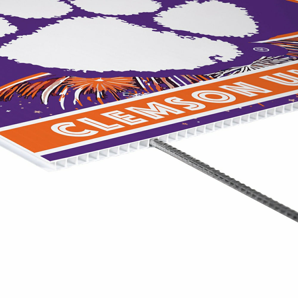 Clemson University Yard Sign, Patriotic - Collegiate Home