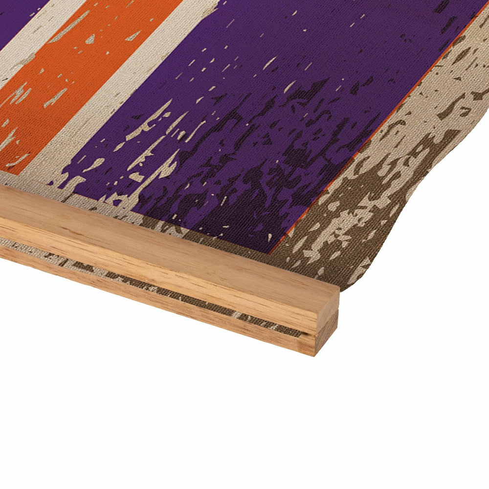 Clemson University, Canvas Wall Tapestry, Large, 54x36 - Collegiate Home