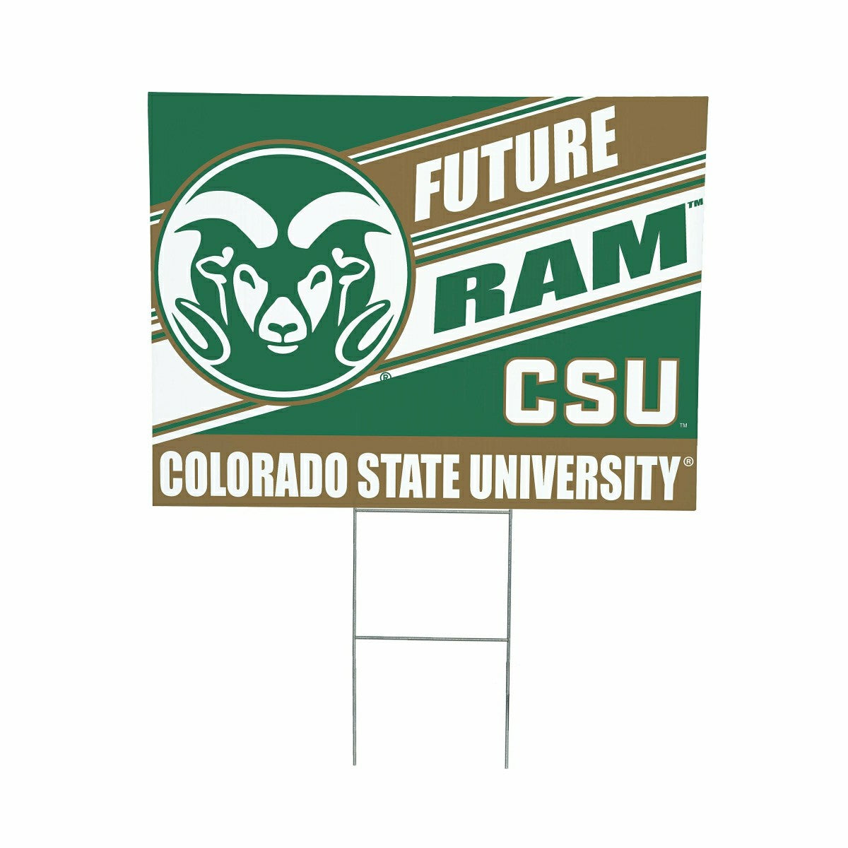 Colorado State University Coroplast Yard Sign, Future Student - Collegiate Home