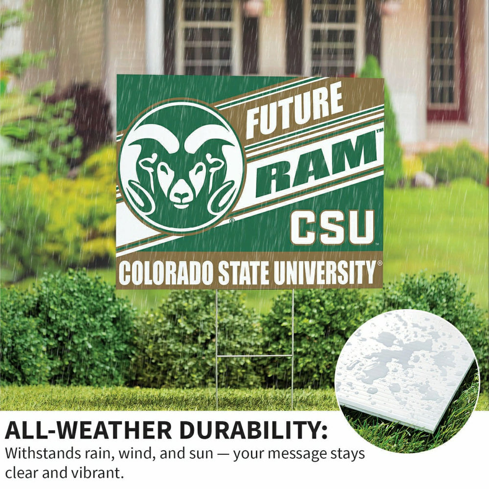 Colorado State University Coroplast Yard Sign, Future Student - Collegiate Home