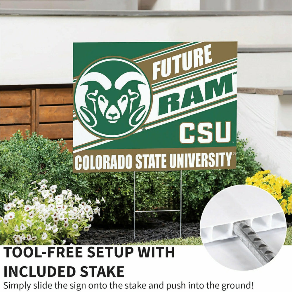 Colorado State University Coroplast Yard Sign, Future Student - Collegiate Home