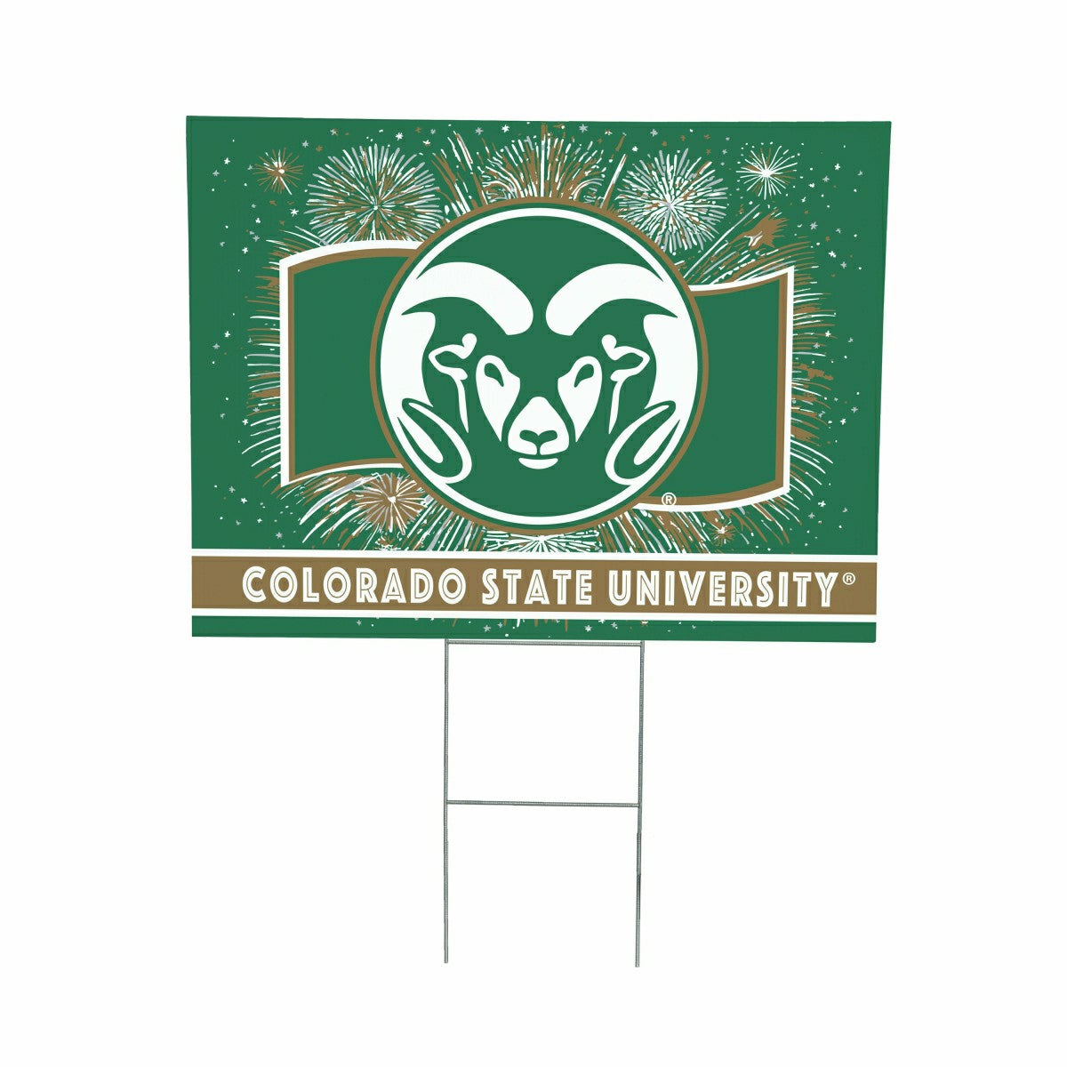 Colorado State University Yard Sign, Patriotic - Collegiate Home