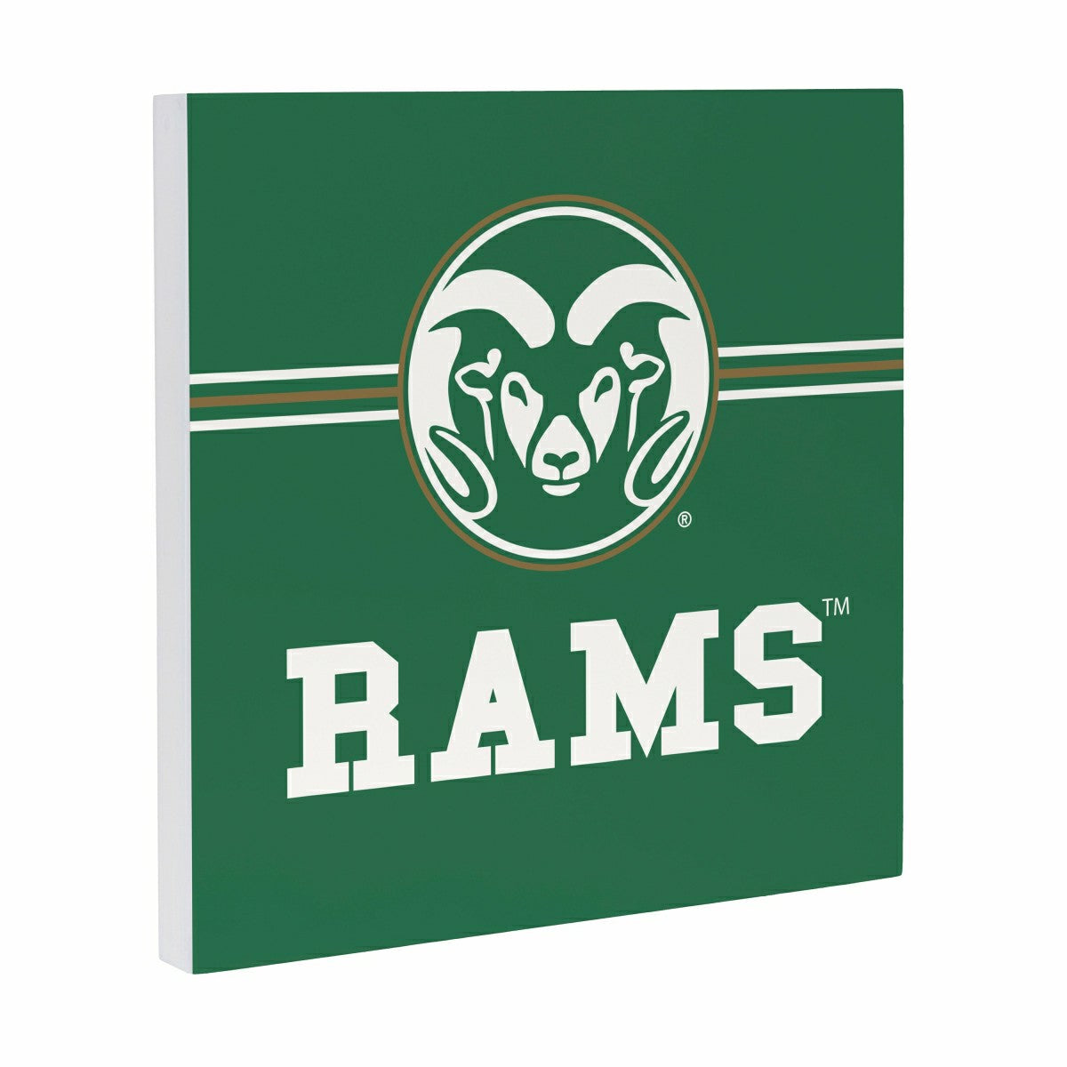 Colorado State University Wood Wall Sign, 12x12 - Collegiate Home