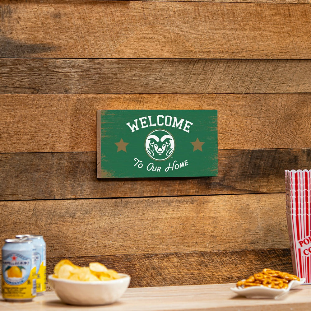 Colorado State University Wood Wall Sign, 6x11 - Collegiate Home