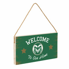 Colorado State University Wood Wall Sign, 6x11 - Collegiate Home