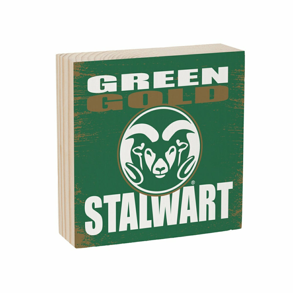 Colorado State University Plock, Down Home Fans, 6x6 - Collegiate Home