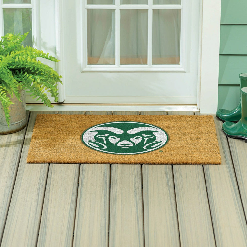Colorado State University Large Full Color Coir Mat, 36"x24" - Collegiate
