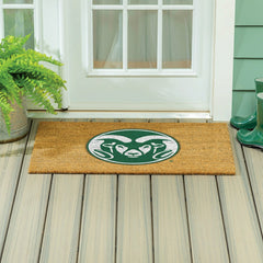 Colorado State University Large Full Color Coir Mat, 36"x24" - Collegiate
