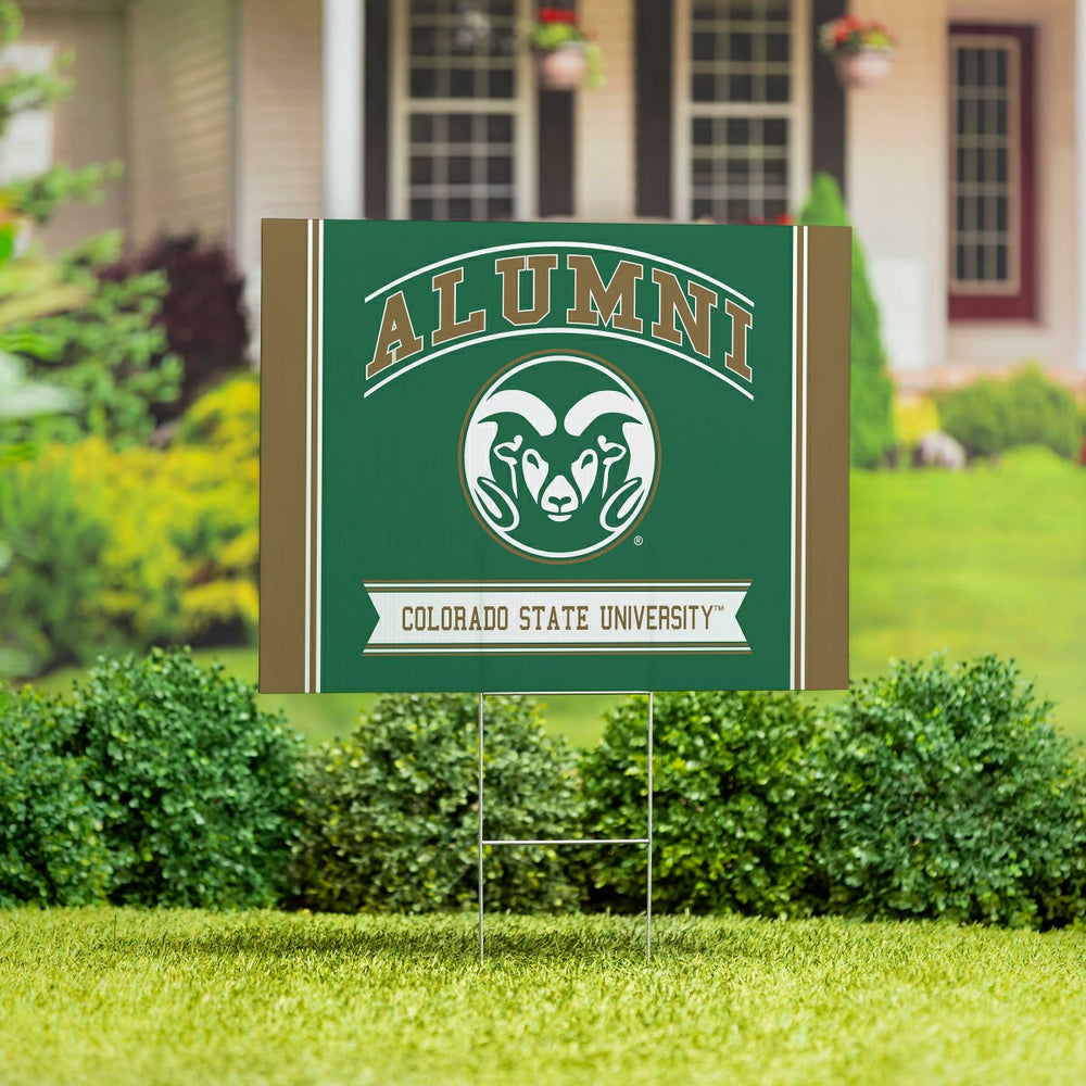 Colorado State University Coroplast Yard Sign Alumni - Collegiate Home