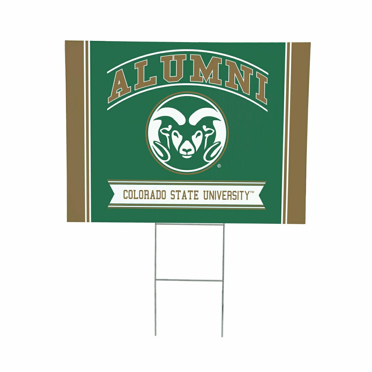 Colorado State University Coroplast Yard Sign Alumni - Collegiate Home