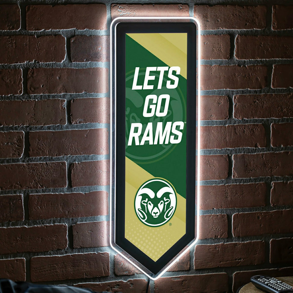 LED Wall Decor, Pennant, Colorado State University - Collegiate Home