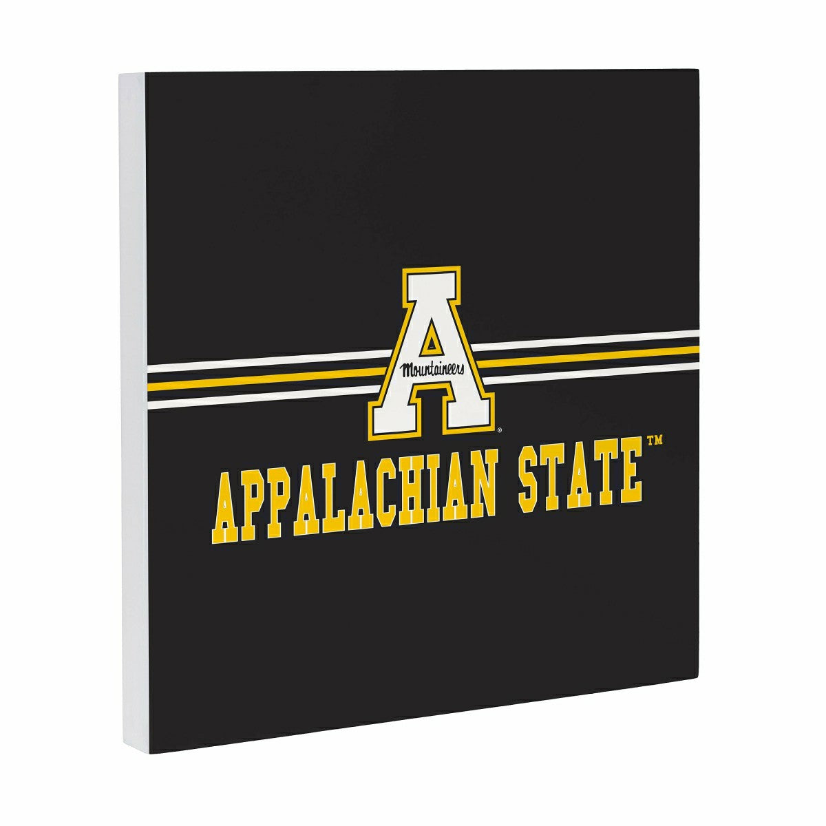 Appalachian State University Wood Wall Sign, 12x12 - Collegiate Home