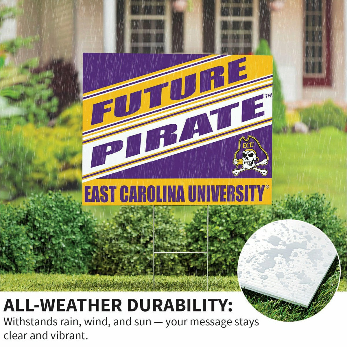 East Carolina University Coroplast Yard Sign, Future Student - Collegiate Home