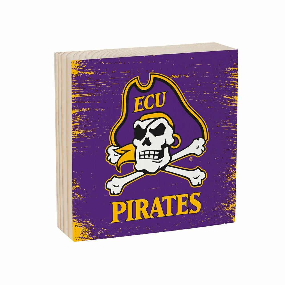 East Carolina University Plock, Down Home Fans, 6x6 - Collegiate Home