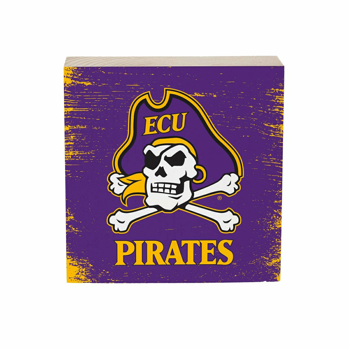 East Carolina University Plock, Down Home Fans, 6x6 - Collegiate Home