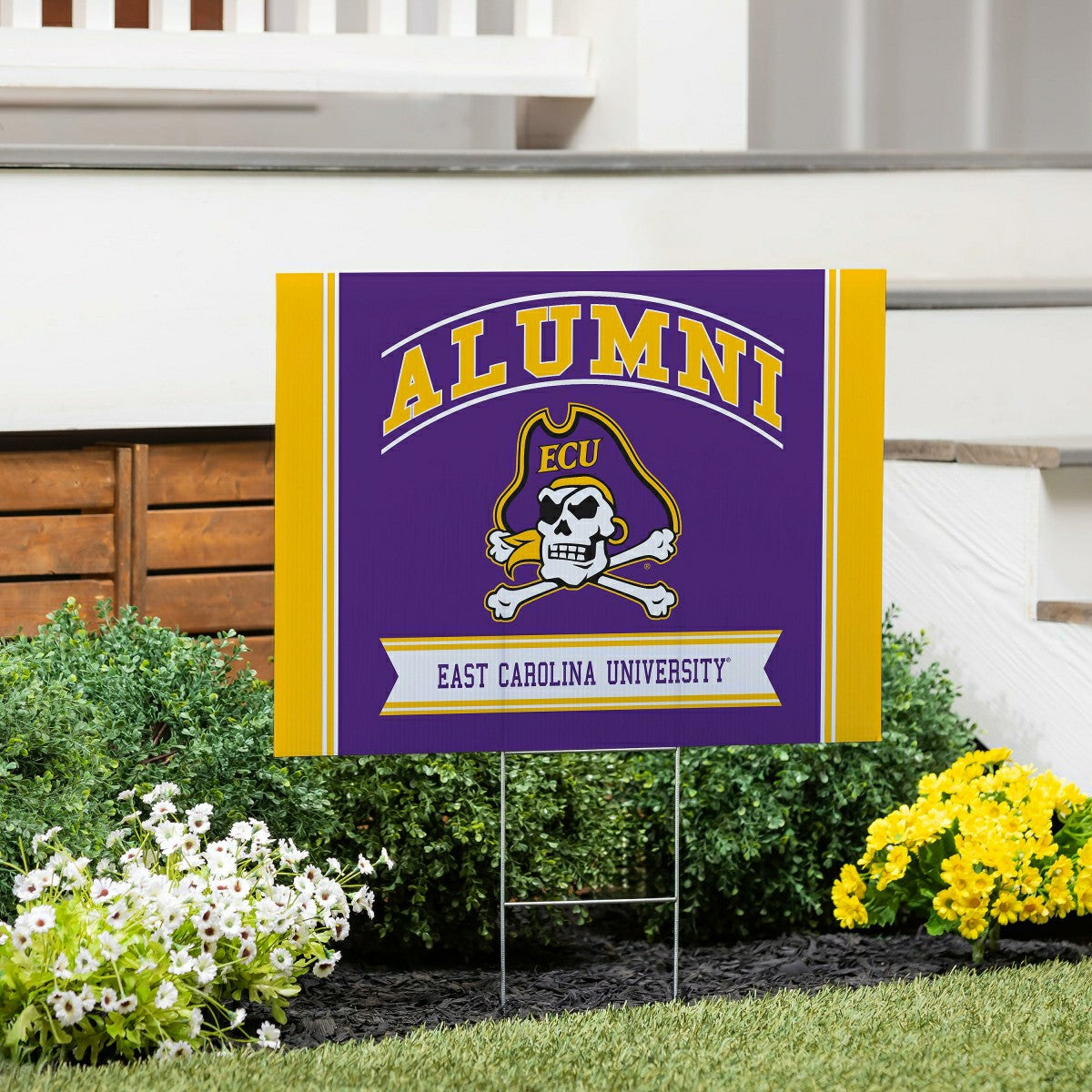East Carolina University Coroplast Yard Sign Alumni - Collegiate Home