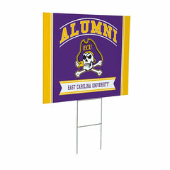 East Carolina University Coroplast Yard Sign Alumni - Collegiate Home