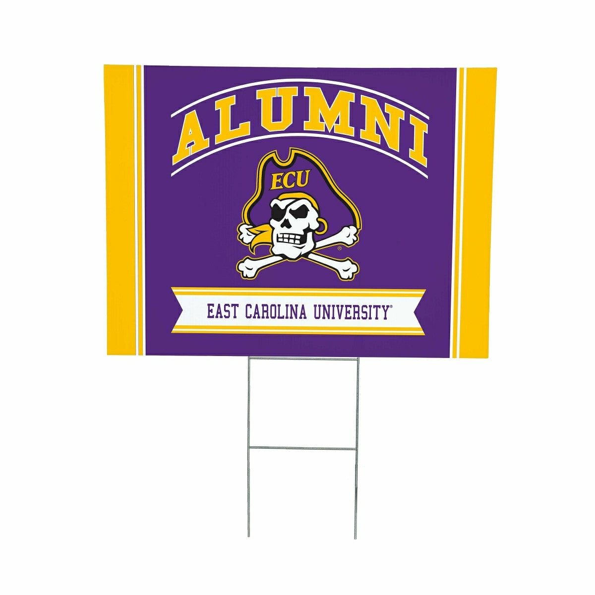 East Carolina University Coroplast Yard Sign Alumni - Collegiate Home