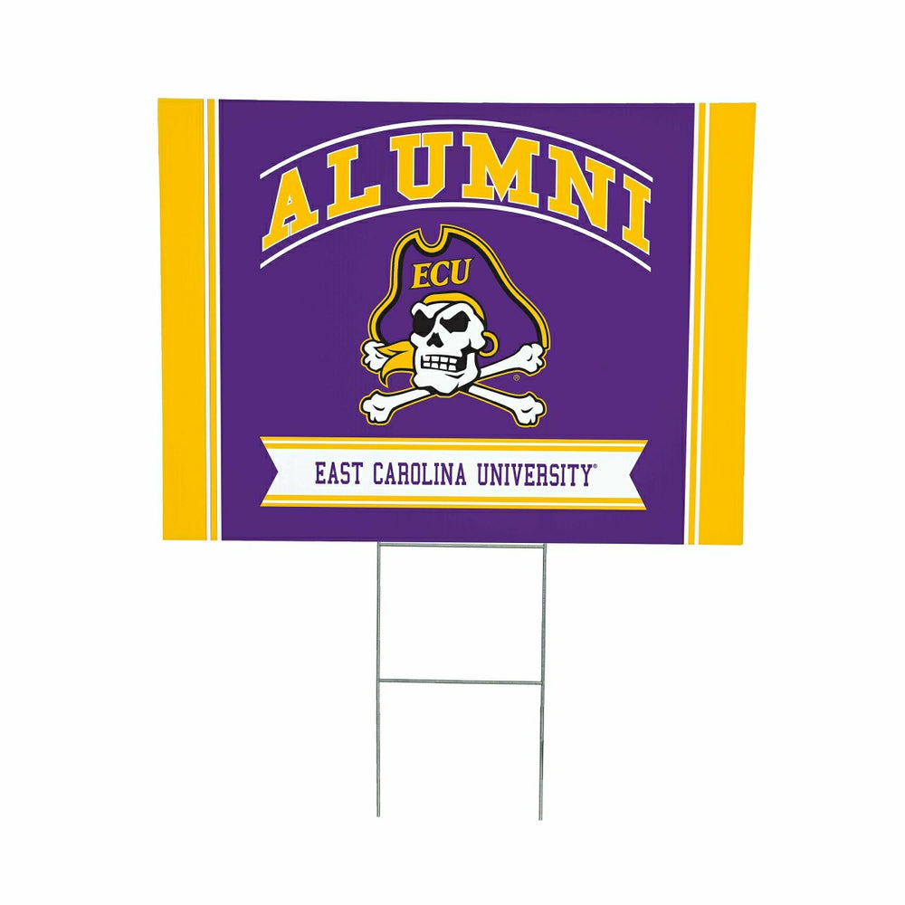 East Carolina University Coroplast Yard Sign Alumni - Collegiate Home
