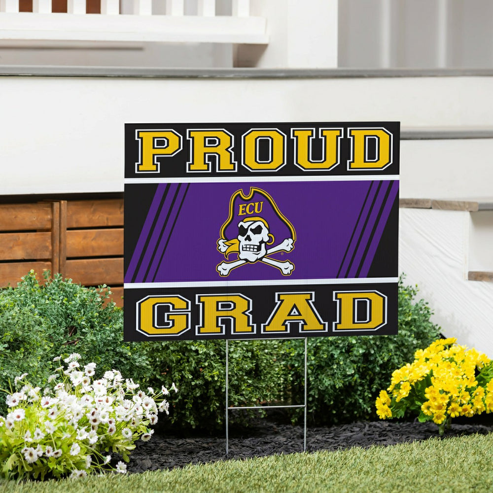 East Carolina University Coroplast Yard Sign Graduate - Collegiate Home