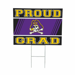 East Carolina University Coroplast Yard Sign Graduate - Collegiate Home