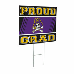 East Carolina University Coroplast Yard Sign Graduate - Collegiate Home