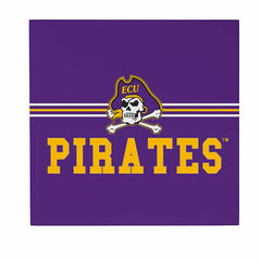 East Carolina University Wood Wall Sign, 12x12 - Collegiate Home