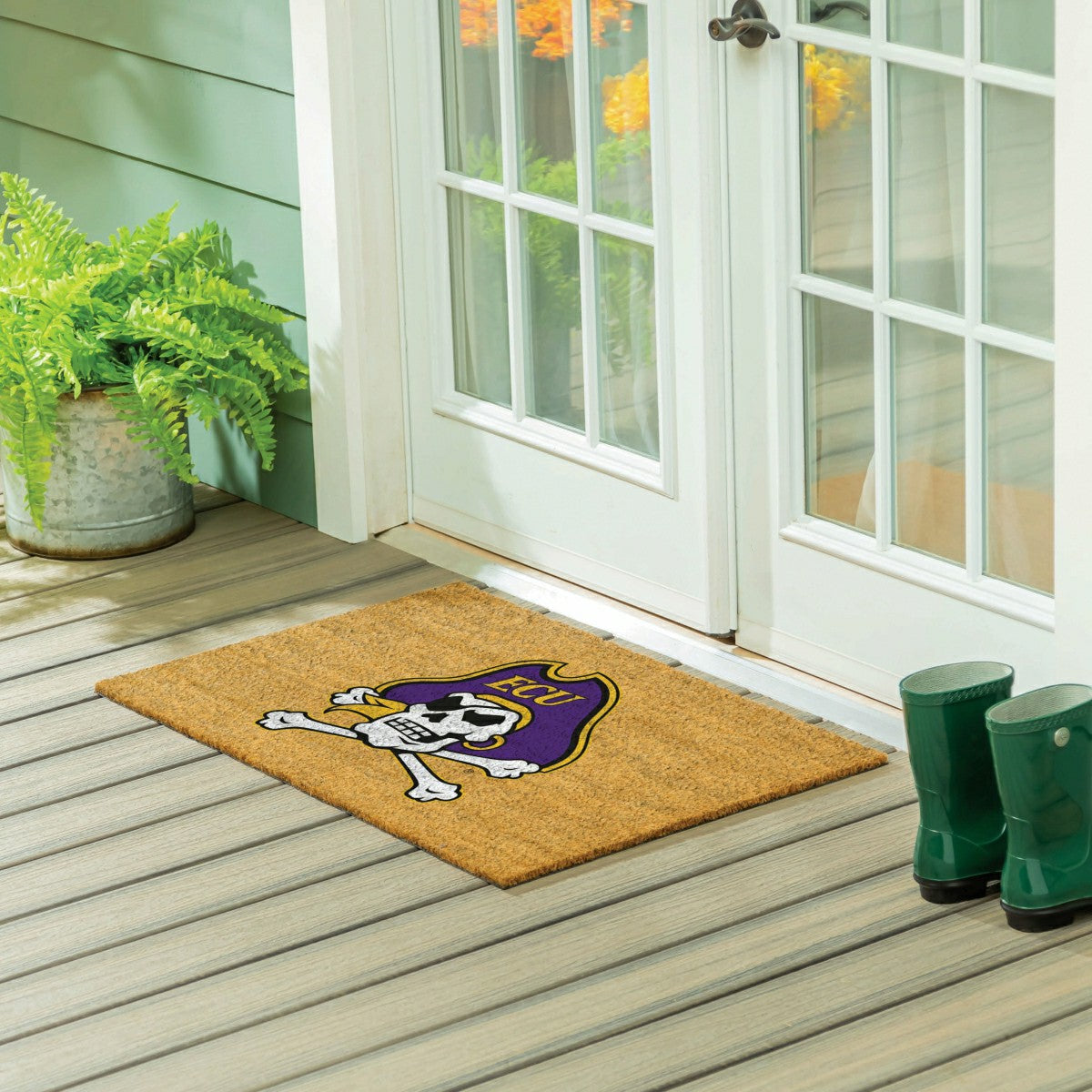 East Carolina University Large Full Color Coir Mat, 36"x24" - Collegiate