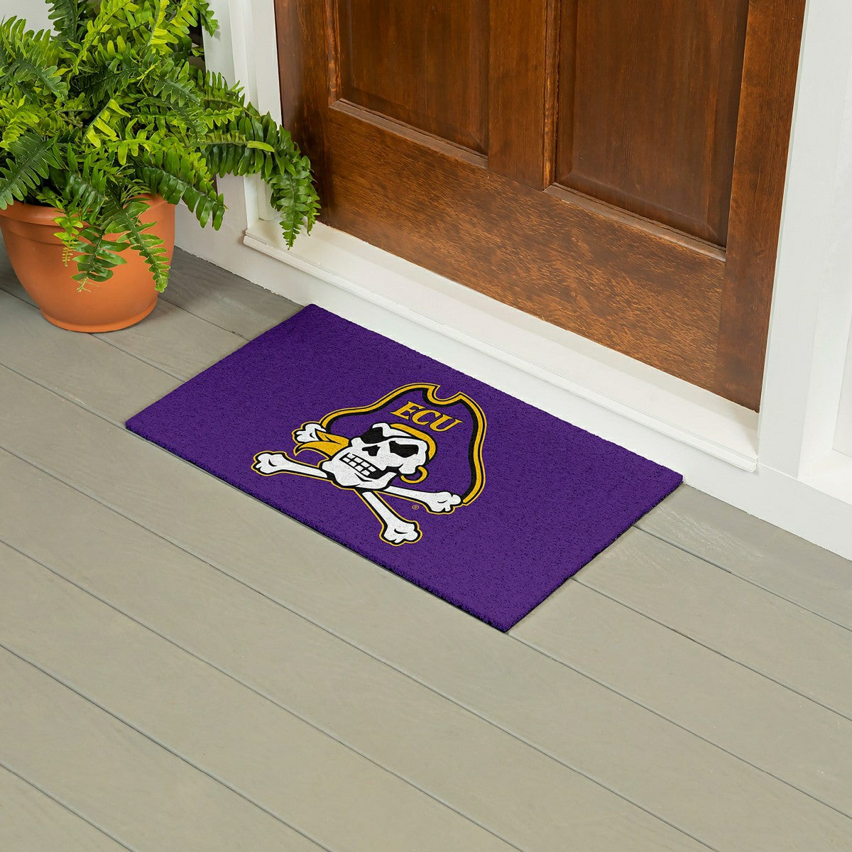 Full Color PVC Mat, 16" x 28", East Carolina University - Collegiate