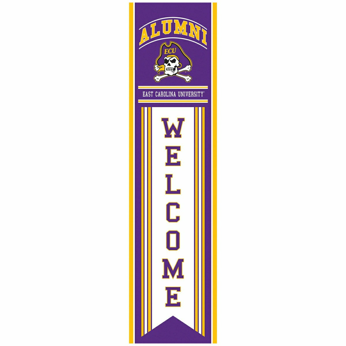 East Carolina University Alumni Single Sided Large Leaner, 46" - Collegiate Home