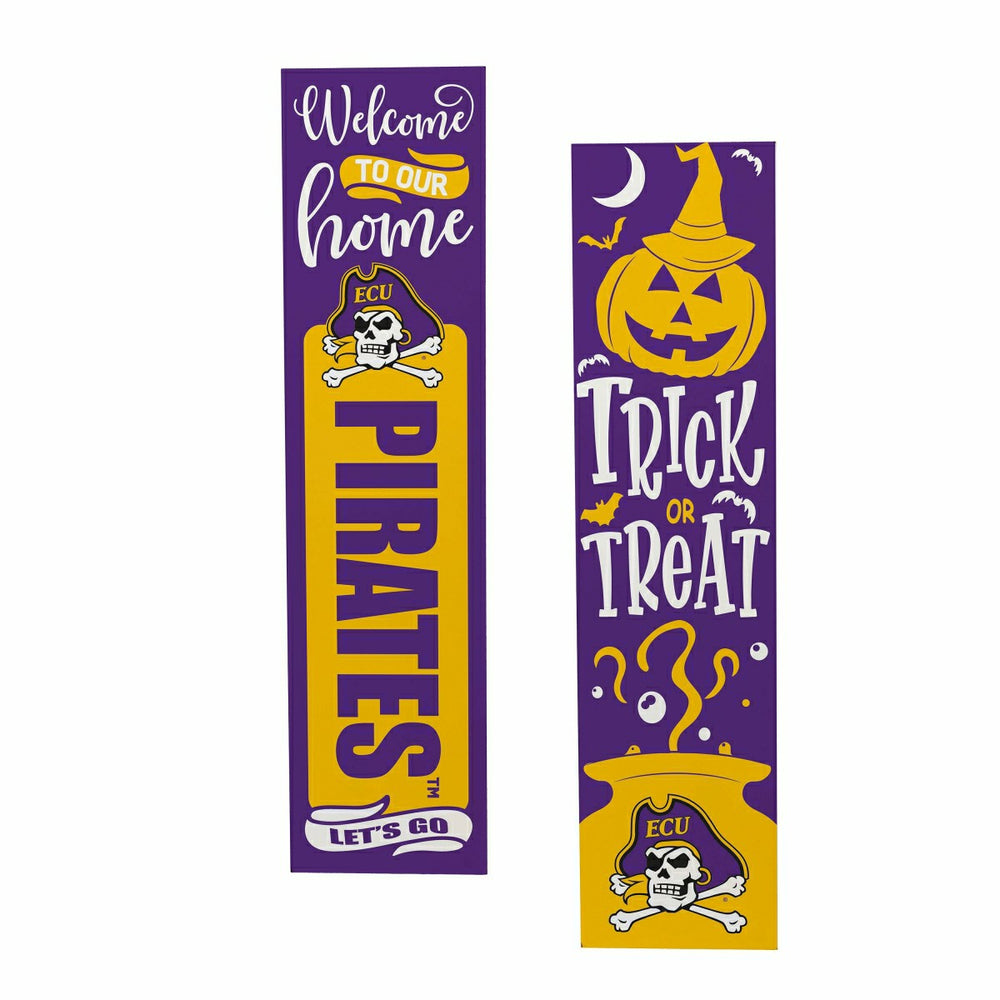 47" Double Sided Leaner, East Carolina University, Halloween - Collegiate Home